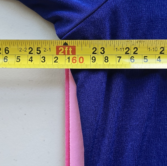 NWT Carolyn Strauss Shimmery Royal Blue Swing Dress Plus 2X - Picture 6 of 9